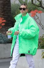 HAILEY BIEBER at Cha Cha Matcha in Los Angeles 03/10/2020