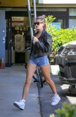 HAILEY BIEBER in Daisy Dukes Out in Los Angeles 03/03/2020