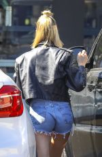 HAILEY BIEBER in Daisy Dukes Out in Los Angeles 03/03/2020