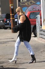 HAILEY BIEBER Leaves a Restaurant in Los Angeles 02/29/2020