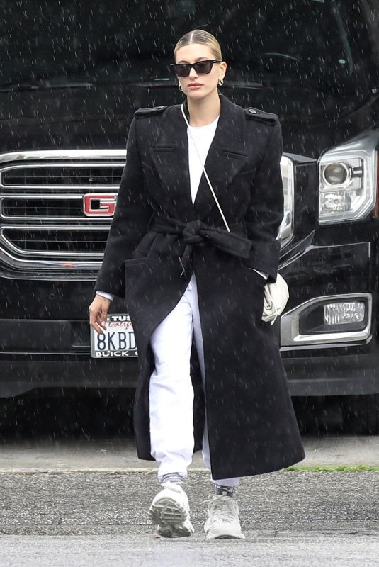 HAILEY BIEBER Out for Lunch in Beverly Hills 03/10/2020