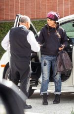 HALLE BERRY Out and About in Los Angeles 02/29/2020