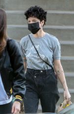 HALSEY Wears Black Face Mask at Erewhon Market in Los Angeles 03/19/2020