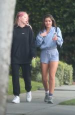 HANNAH ANN in Shorts Out and About in Los Angeles 03/26/2020