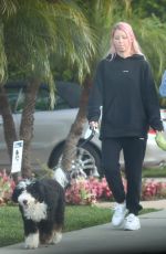 HANNAH ANN in Shorts Out and About in Los Angeles 03/26/2020
