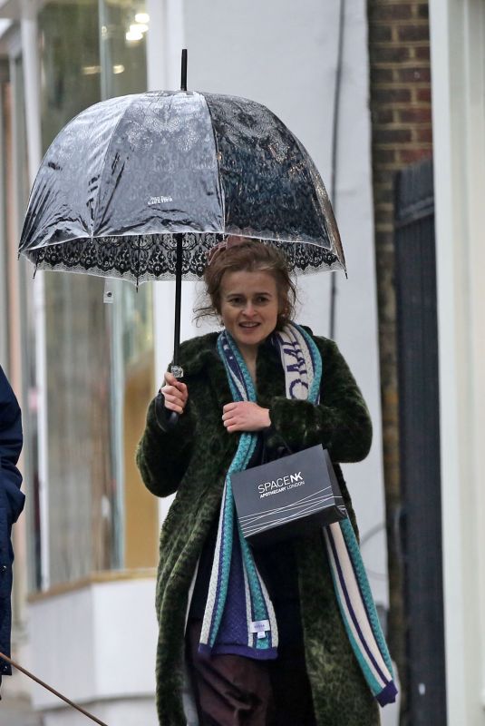 HELENA BONHAM CARTER Out in London 03/19/2020