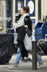 HELENA CHRISTENSEN Out Buys Flowers in New York 03/26/2020