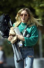 HILARY DUFF and Mike Comrie at Their Son