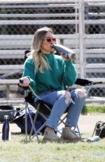 HILARY DUFF and Mike Comrie at Their Son