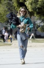 HILARY DUFF and Mike Comrie at Their Son