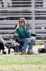 HILARY DUFF and Mike Comrie at Their Son