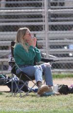 HILARY DUFF and Mike Comrie at Their Son