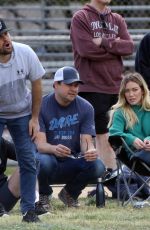 HILARY DUFF and Mike Comrie at Their Son