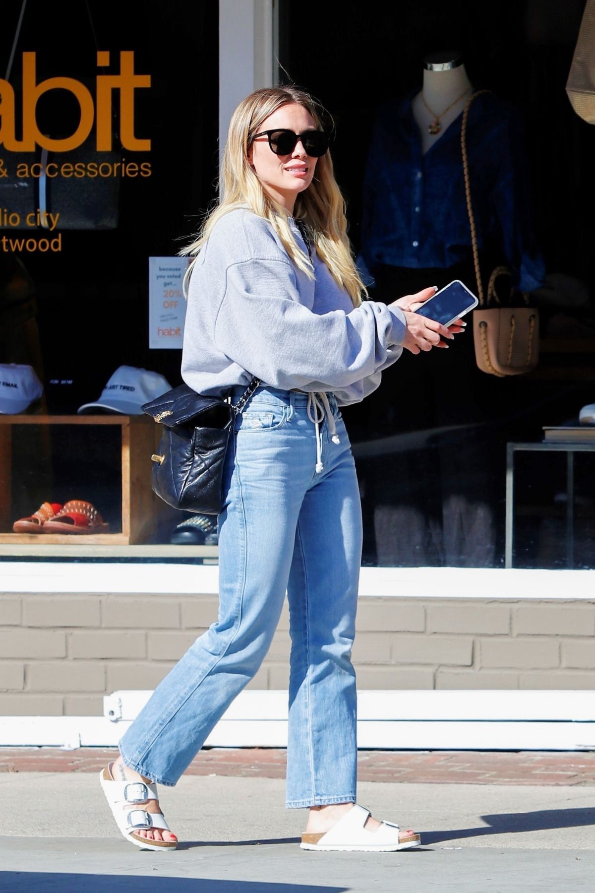 HILARY DUFF at Joans on Third in Studio City 03/02/2020 - HawtCelebs
