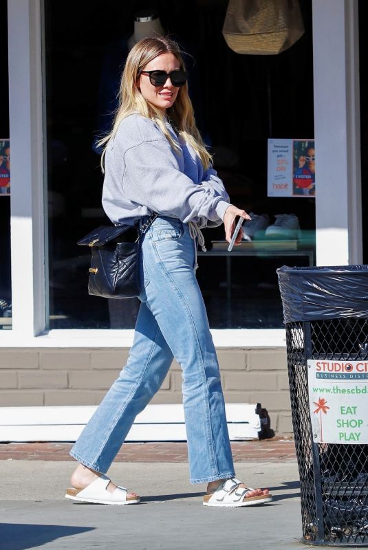 HILARY DUFF at Joans on Third in Studio City 03/02/2020