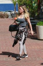 HILARY DUFF Leaves a Gym in Studio City 03/06/2020