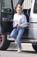 HILARY DUFF Out and About in Studio City 03/01/2020