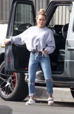 HILARY DUFF Out and About in Studio City 03/01/2020