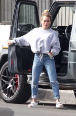 HILARY DUFF Out and About in Studio City 03/01/2020