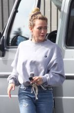 HILARY DUFF Out and About in Studio City 03/01/2020