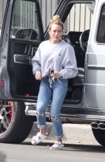 HILARY DUFF Out and About in Studio City 03/01/2020