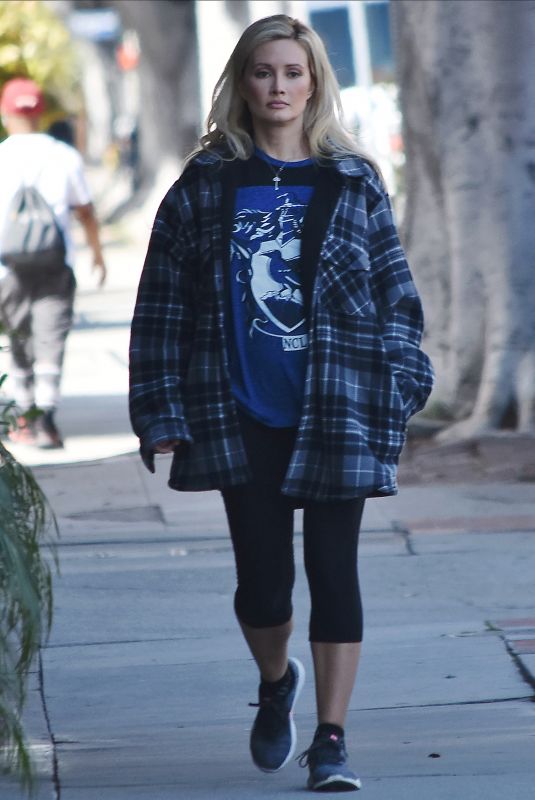 HOLLY MADISON Out and About in Studio City 03/23/2020