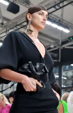 IRINA SHAYK at Valentino Runway Showat Paris Fashion Week 03/01/2020