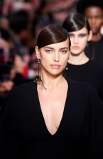 IRINA SHAYK at Valentino Runway Showat Paris Fashion Week 03/01/2020
