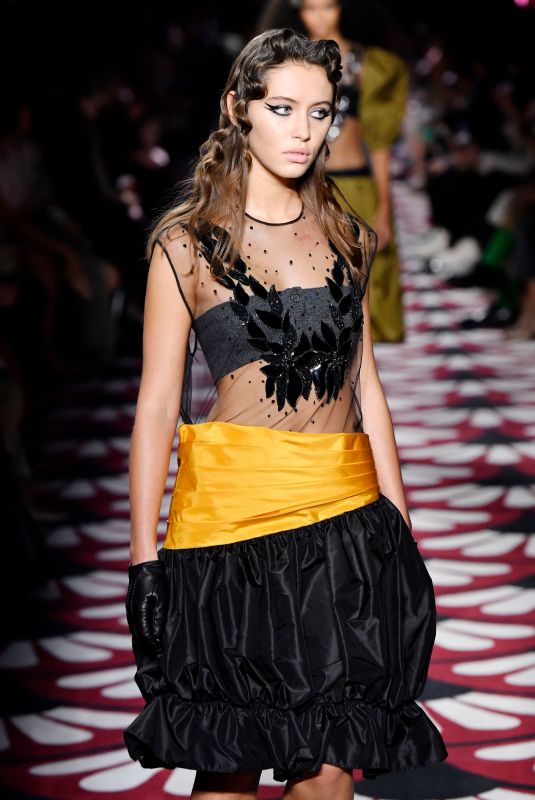 IRIS LAW at Miu Miu Fall/Winter 2020 Runway Show at Paris Fashion Week 03/03/2020