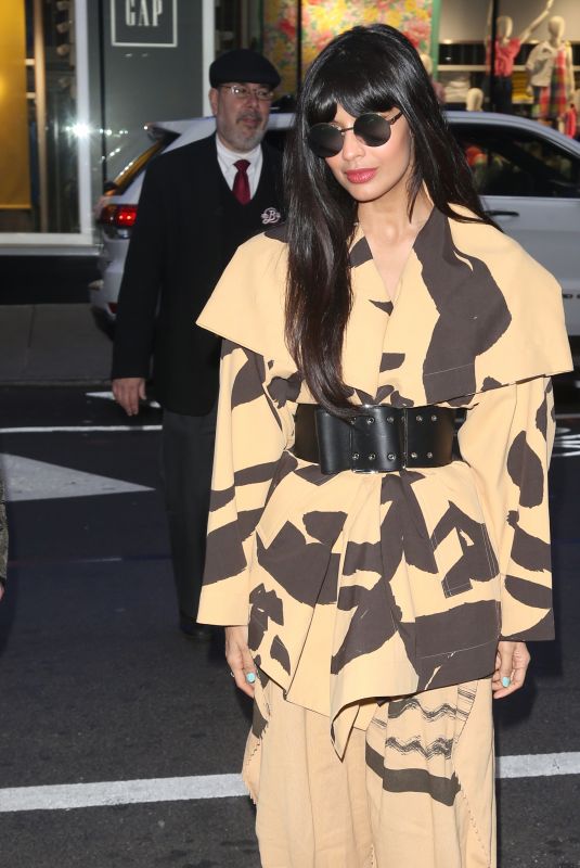 JAMEELA JAMIL Arrives at Good Morning America in New York 03/10/2020