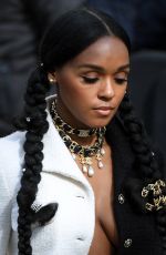 JANELLE MONAE at Chanel Fashion Show at PFW in Paris 03/03/2020