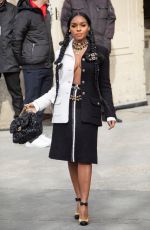 JANELLE MONAE at Chanel Fashion Show at PFW in Paris 03/03/2020