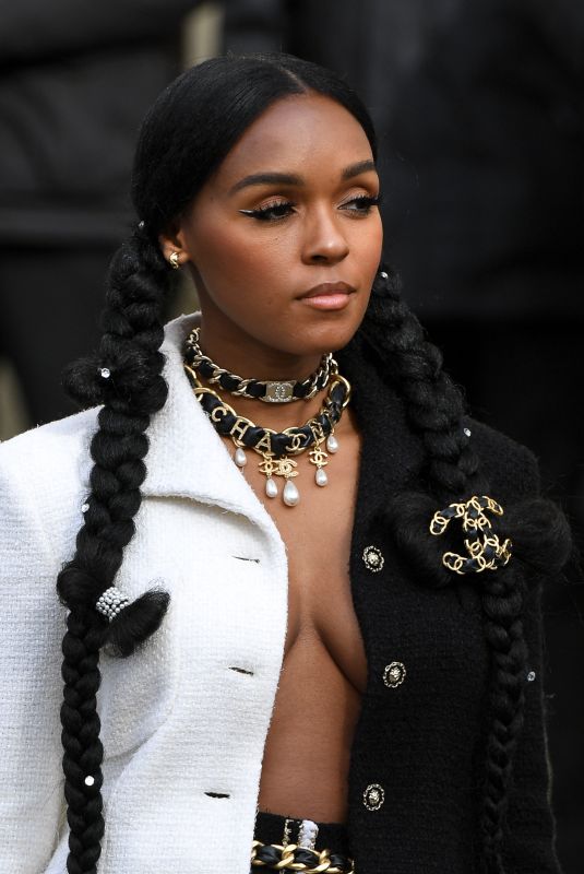 JANELLE MONAE at Chanel Fashion Show at PFW in Paris 03/03/2020