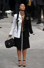 JANELLE MONAE at Chanel Fashion Show at PFW in Paris 03/03/2020