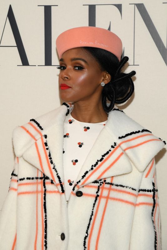 JANELLE MONAE at Valentino Fashion Show in Paris 03/01/2020