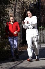 JEMIMA KIRKE and Alex Cameron Leaves Recording Studio in New York 03/24/2020