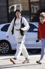 JEMIMA KIRKE and Alex Cameron Leaves Recording Studio in New York 03/24/2020
