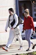 JEMIMA KIRKE and Alex Cameron Leaves Recording Studio in New York 03/24/2020