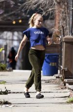 JEMIMA KIRKE Out and About in New York 03/24/2020