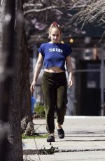 JEMIMA KIRKE Out and About in New York 03/24/2020