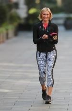 JENNI FALCONER in Leggings Leaves Smooth Radio in London 03/25/2020