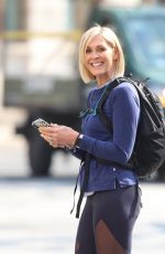 JENNI FALCONER LEaves Radio Breakfast Show in London 03/27/2020