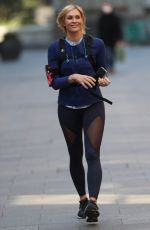 JENNI FALCONER LEaves Radio Breakfast Show in London 03/27/2020