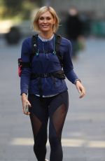 JENNI FALCONER LEaves Radio Breakfast Show in London 03/27/2020