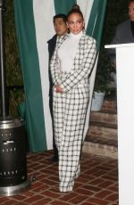 JENNIFER LOPEZ and Alex Rodriguez Leaves San Vicente Bungalows in West Hollywood 03/14/2020