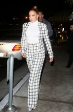 JENNIFER LOPEZ and Alex Rodriguez Leaves San Vicente Bungalows in West Hollywood 03/14/2020