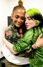 JENNIFER LOPEZ and BILLIE EILIS - Instagram Photos, March 2020