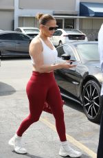 JENNIFER LOPEZ Arrives at a Gym in Miami 03/03/2020