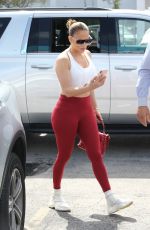 JENNIFER LOPEZ Arrives at a Gym in Miami 03/03/2020