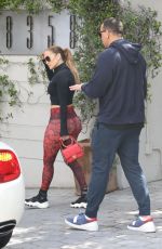JENNIFER LOPEZ in Tgihts Out in Los Angeles 03/15/2020